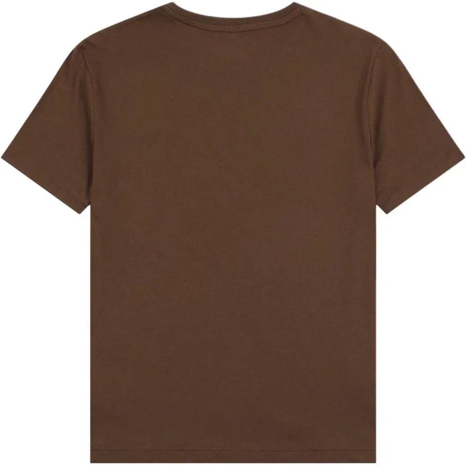 Мужская футболка с V-образным вырезом Polo Ralph Lauren, Coffee Brown — фото 3
