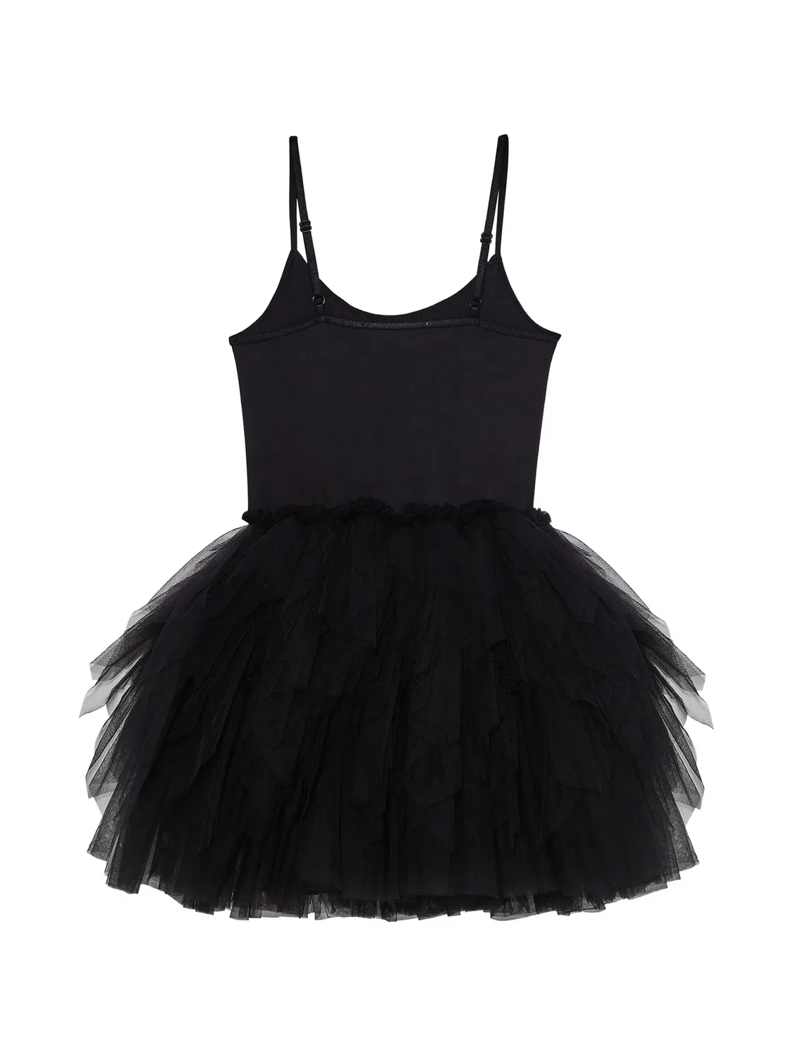 Мини-платье Black Swan с многоярусной юбкой-пачкой Tutu Du Monde, черный — фото 2