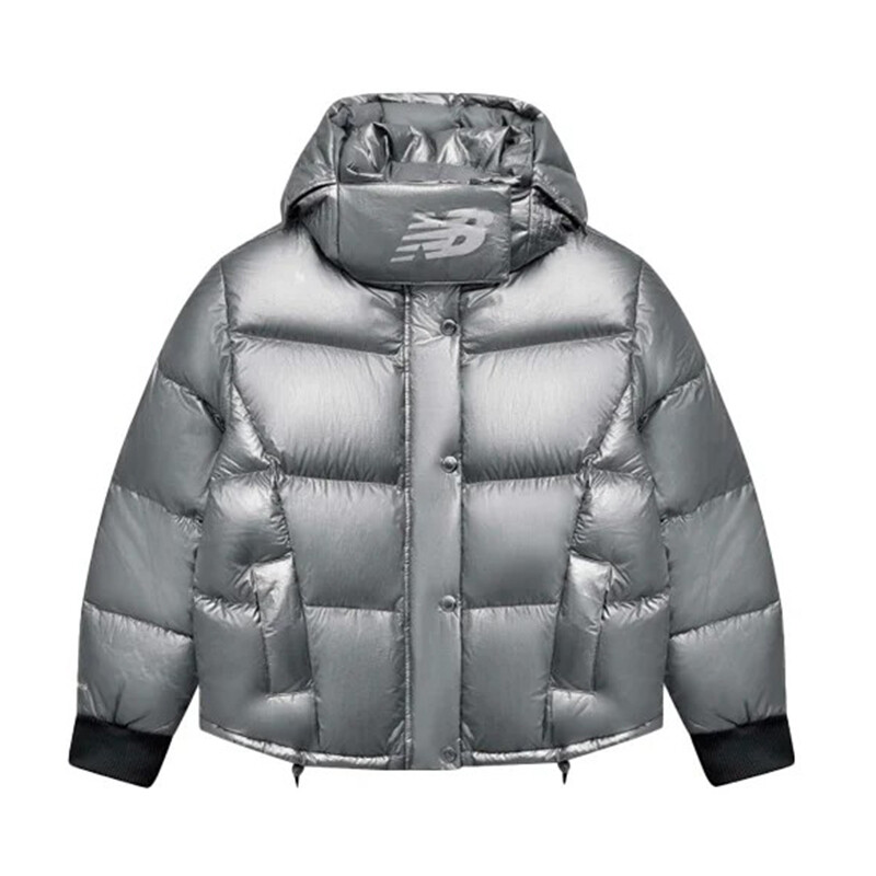 

Женский пуховик New Balance Bright Warm, серебряный