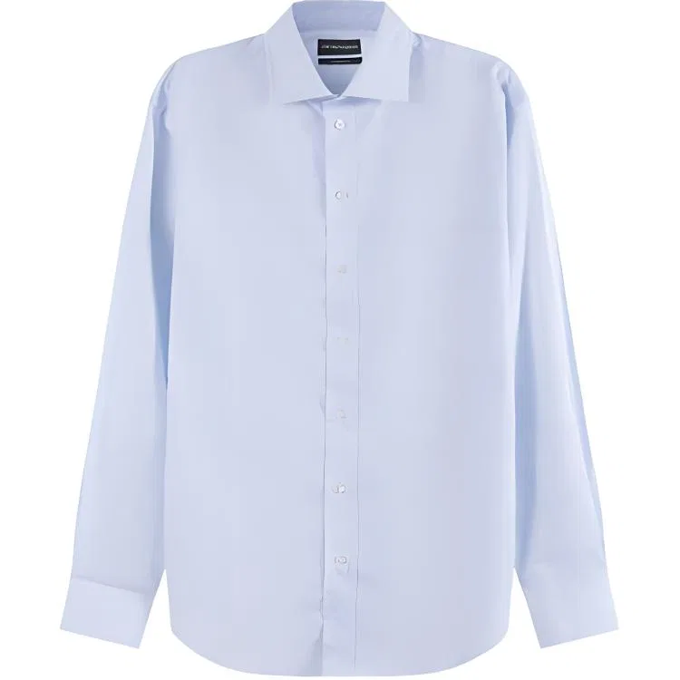Мужская рубашка с длинным рукавом Sky Blue Emporio Armani