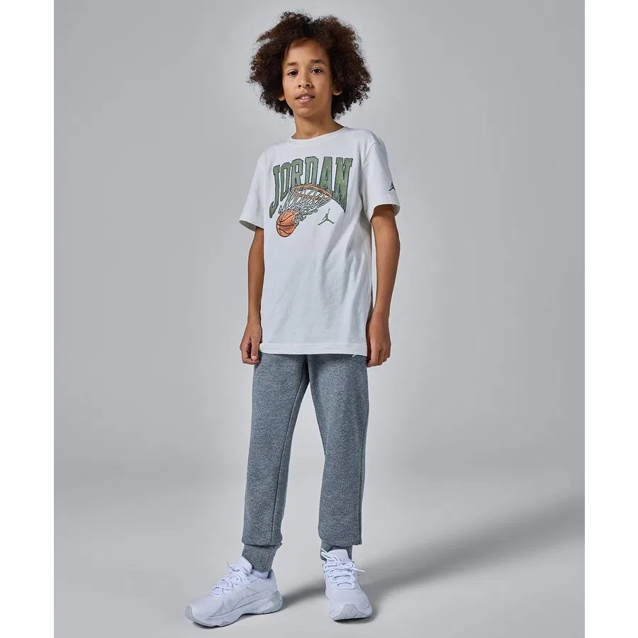Футболка с коротким рукавом Jordan Jdb Buckets Ss Tee Nike, Бежевый — фото 3