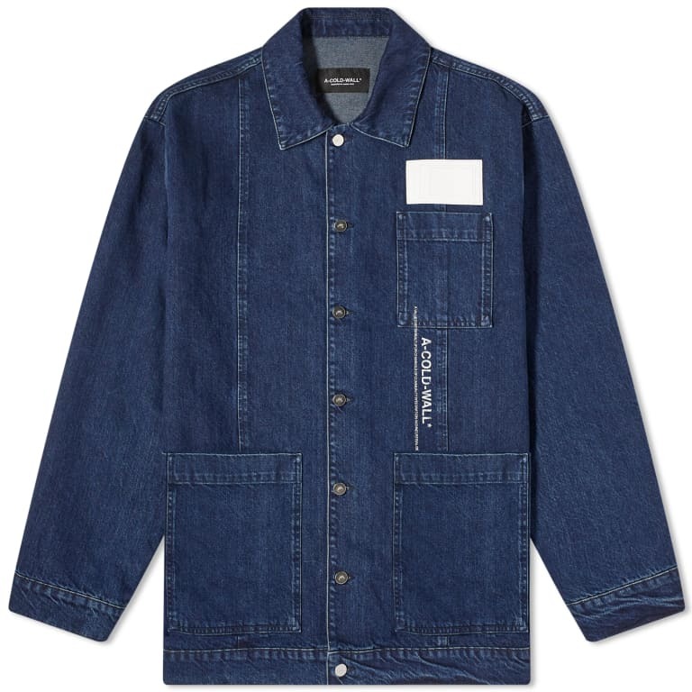 

Джинсовая куртка A-COLD-WALL* Discourse Denim Chore, синий