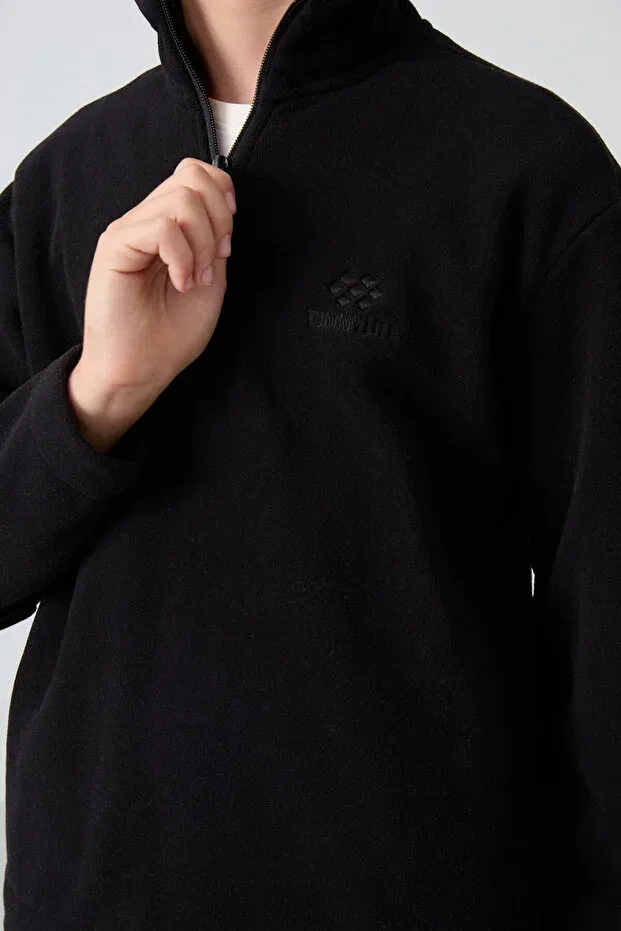 Детская толстовка для мальчиков с вышивкой Tommy Life, Black — фото 4