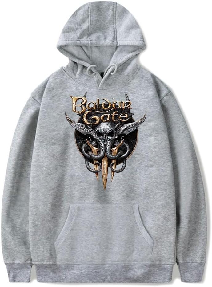 

Толстовка худи JFeuytr Baldurs Gate 3, серый