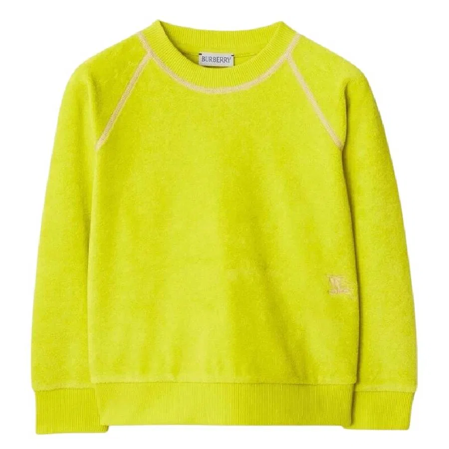 Свитшот детский с вышивкой Gregson EKD Burberry, Vivid Lime