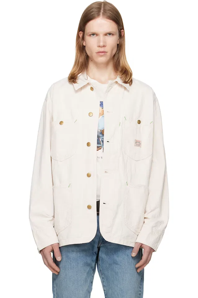 Бежевая твиловая куртка-бомбер Уолдрон Polo Ralph Lauren