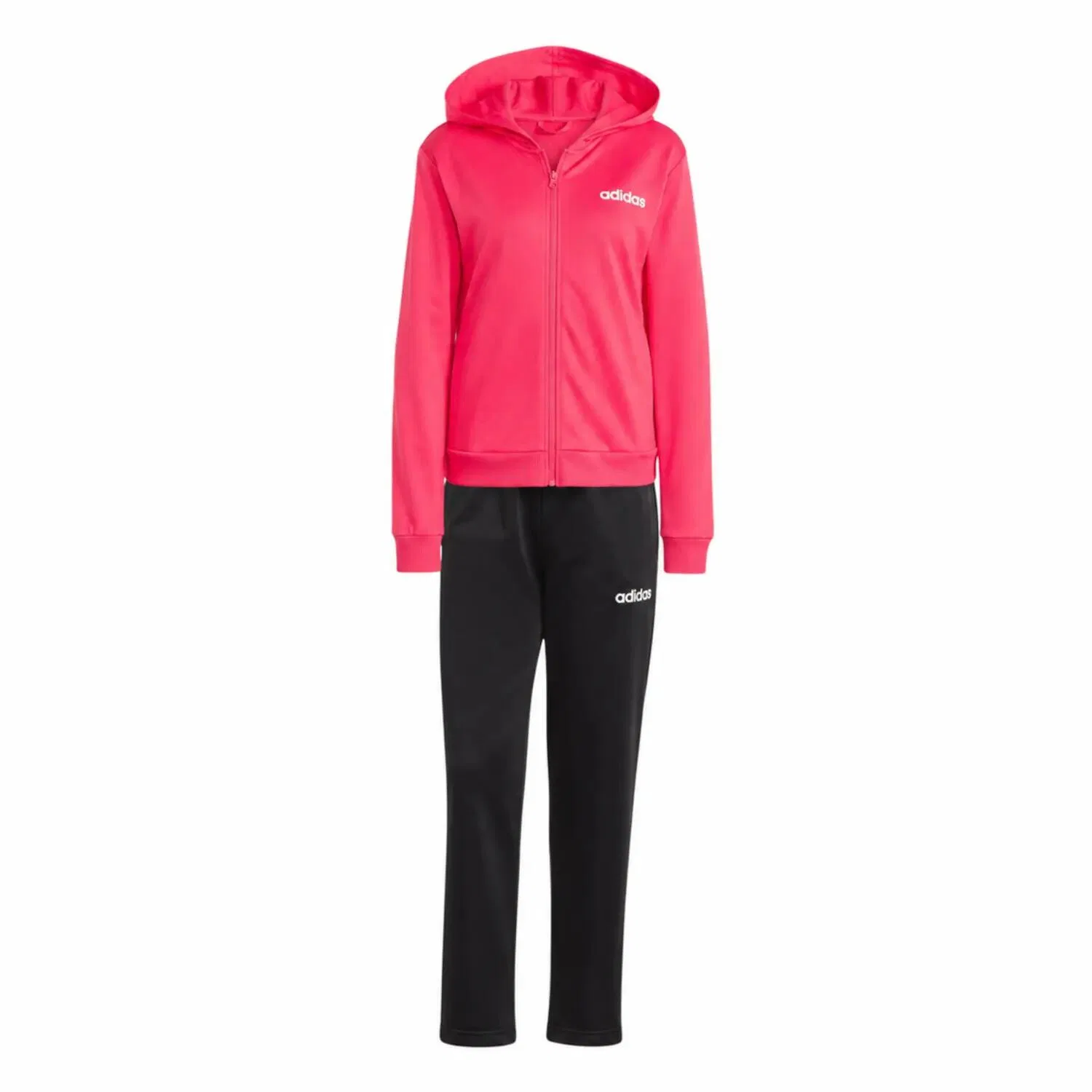 Женский спортивный костюм с капюшоном W LINEAR TS Adidas, Rosa Schwarz