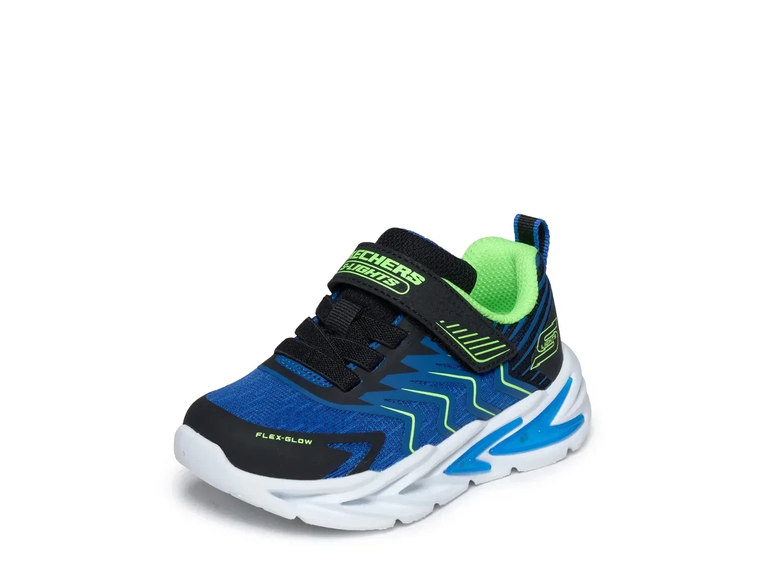 Кроссовки со светящейся подошвой S-Lights Flex-Glow Ultra Prism-Pacer Skechers, синий — фото 2