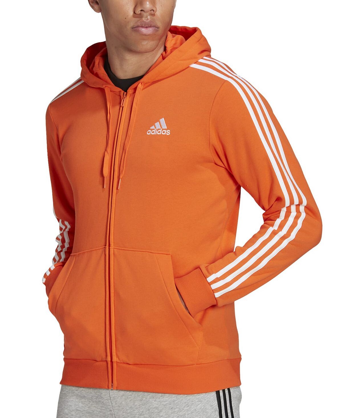 

Мужская толстовка Adidas Essentials Full-Zip, оранжевый