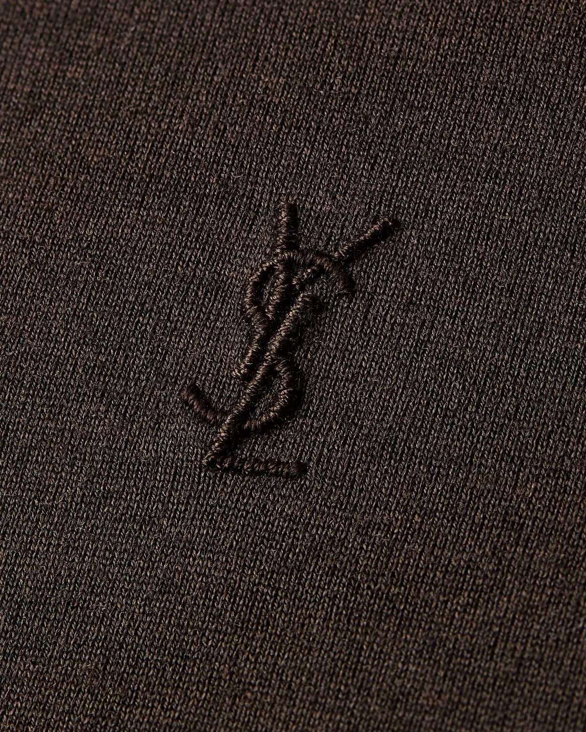 Футболка CASSANDRE из шелка и хлопка SAINT LAURENT, черный — фото 4