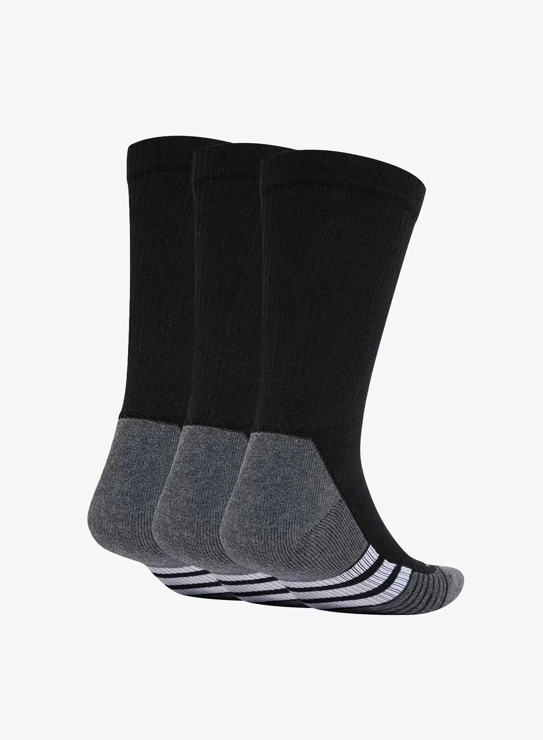 Носки спортивные с амортизацией, 3 пары, Adidas, черный — фото 2