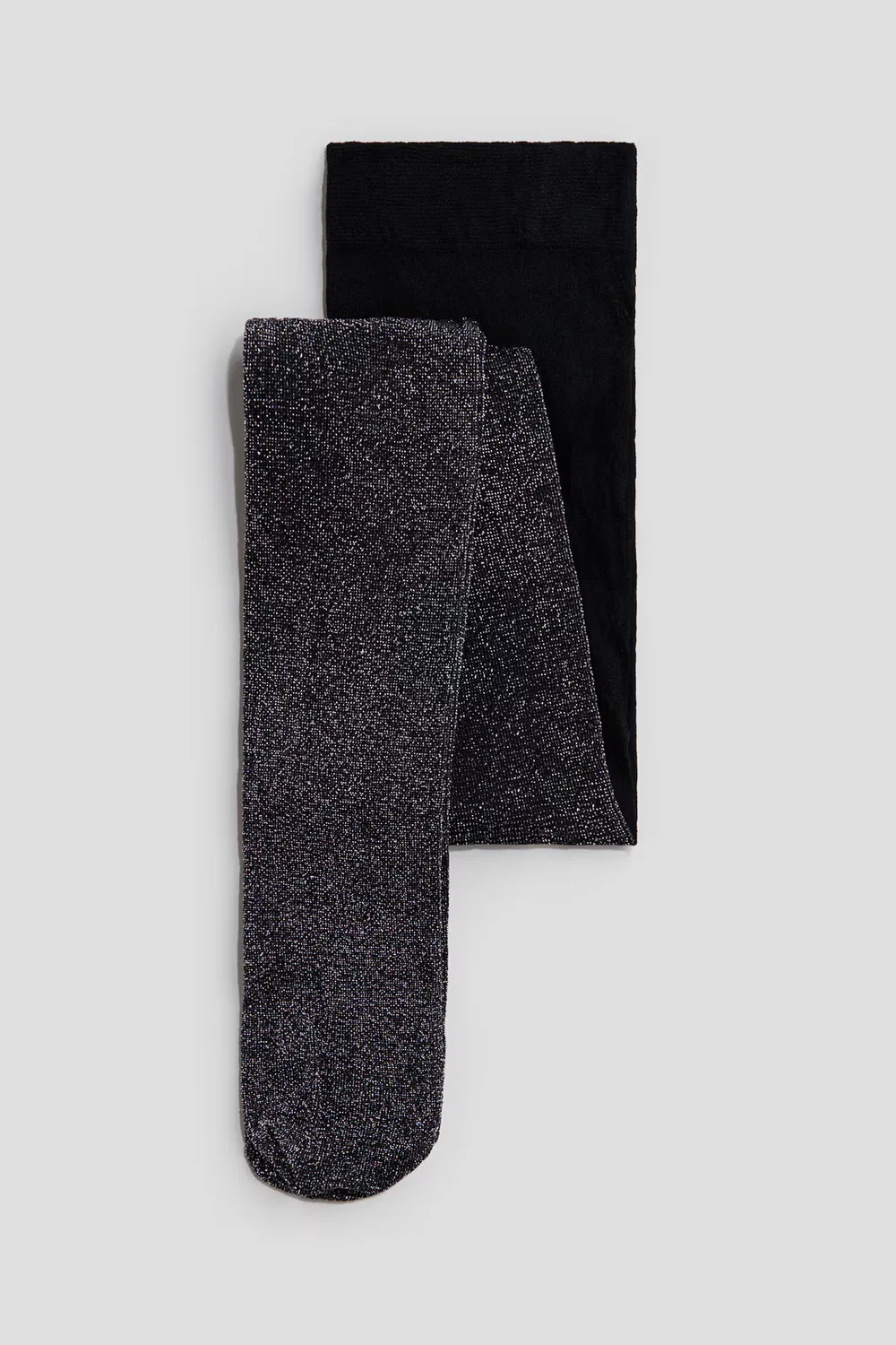 Блестящие колготки H&M, Schwarz
