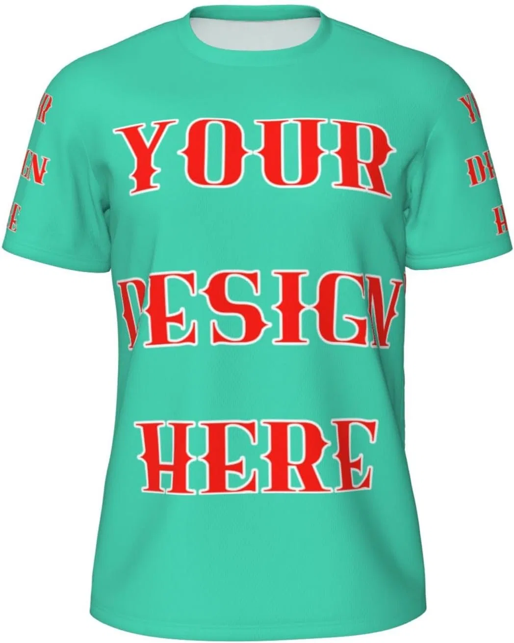 Мужская футболка из сетки Regular Fit Generic, Light Green