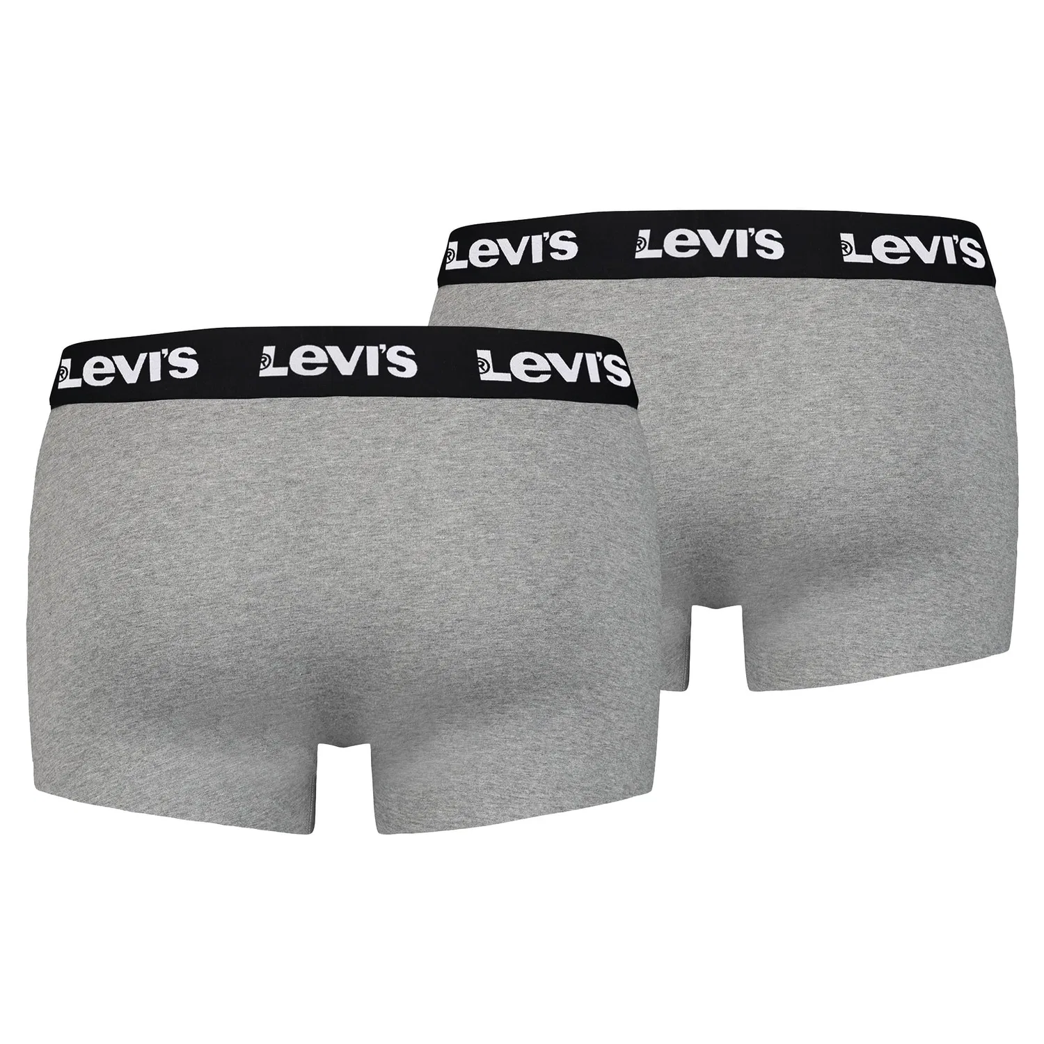 Трусы-боксеры с логотипом комплект из 2 штук Repeat Logo Levis, серый — фото 2