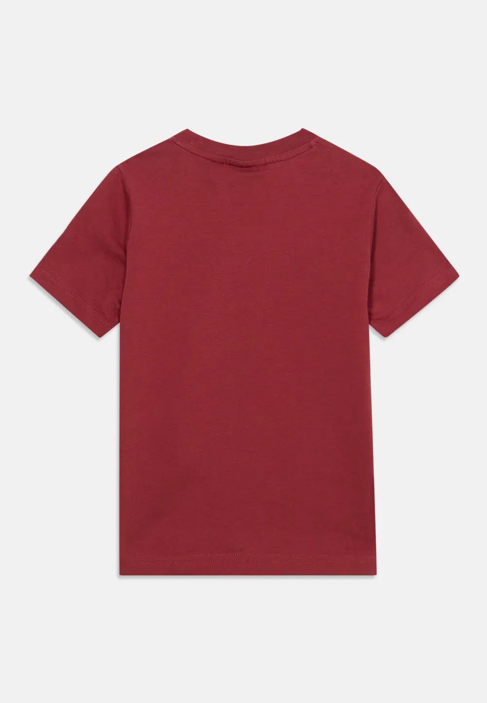 Простая футболка унисекс - базовая модель Lyle & Scott, Oxblood Red — фото 2