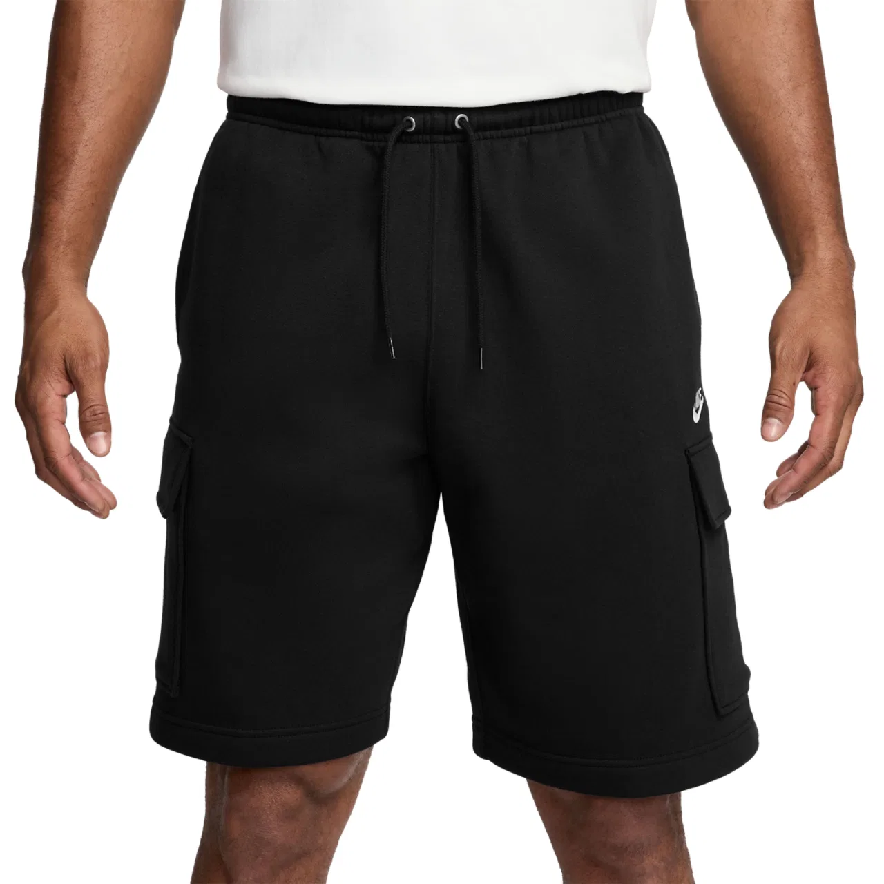 Мужские шорты Club Cargo Nike, черный/белый