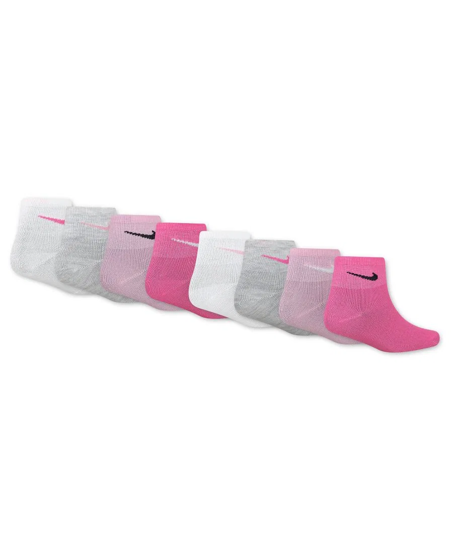Носки для мальчиков и девочек, 8 пар Nike, Pink Multi — фото 2