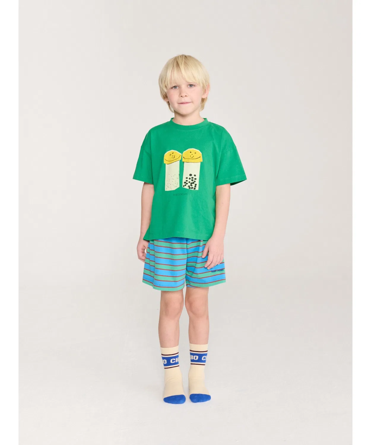 Детский комплект пижамы с принтом Salty & Peppy BOBO CHOSES, Blue