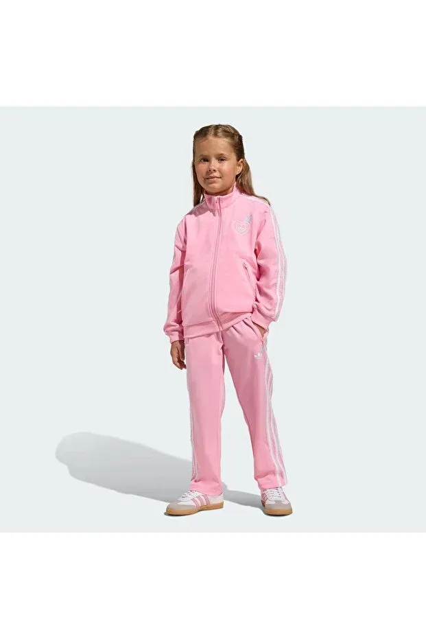 Детский спортивный комплект для девочек Firebird ts Adidas, Pink