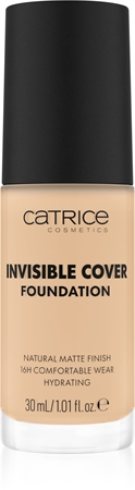 

Жидкая основа с матовым покрытием Catrice Invisible Cover Foundation, 010W 30 ml