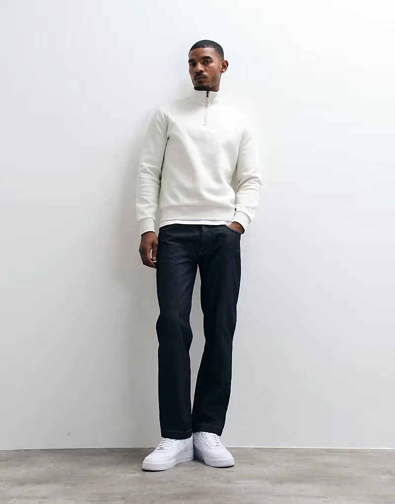 Толстовка Polo Ralph Lauren с логотипом Icon, двойной трикотажной тканью и застежкой-молнией на четверть длины, светло-серый — фото 2