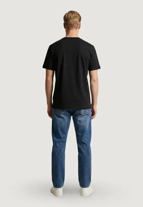 Футболка хлопковая Mick-basic us43 154094 - basic t-shirt U.S. Polo Assn., черный — фото 4