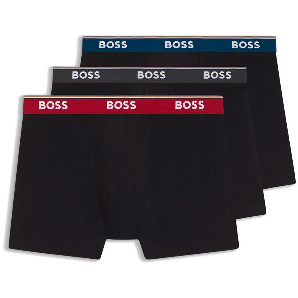 Мужские боксеры Cotton-stretch BOSS Power, Black