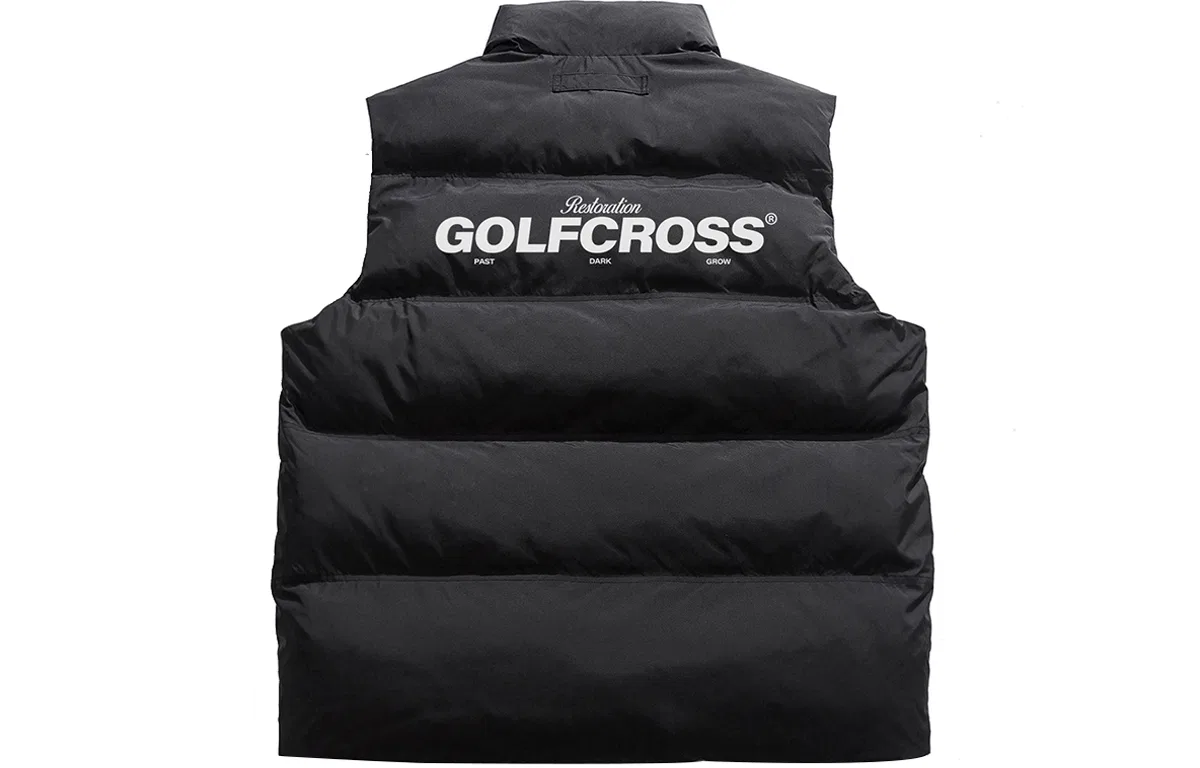 Детский утепленный жилет с воротником-стойкой Down Vests GOLFCROSS, Black — фото 3