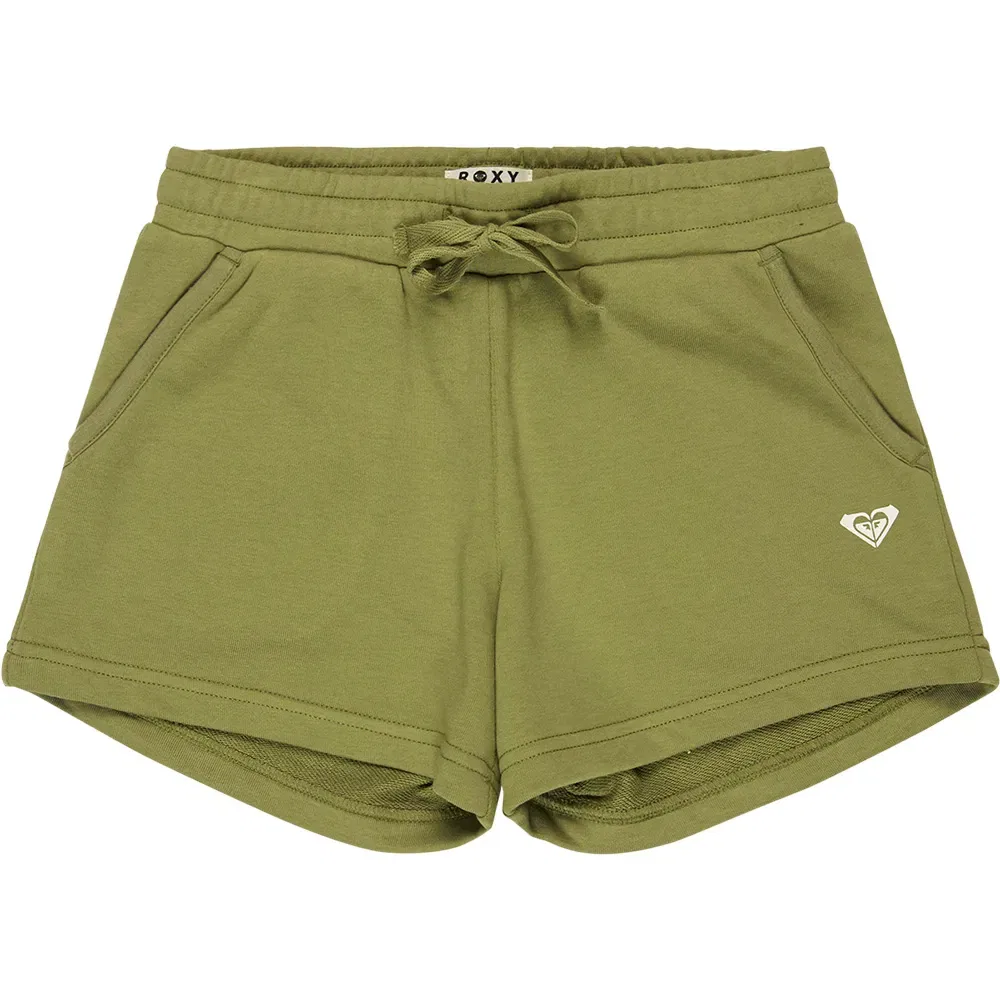 Шорты Roxy Surf Feeling Terry, зеленый