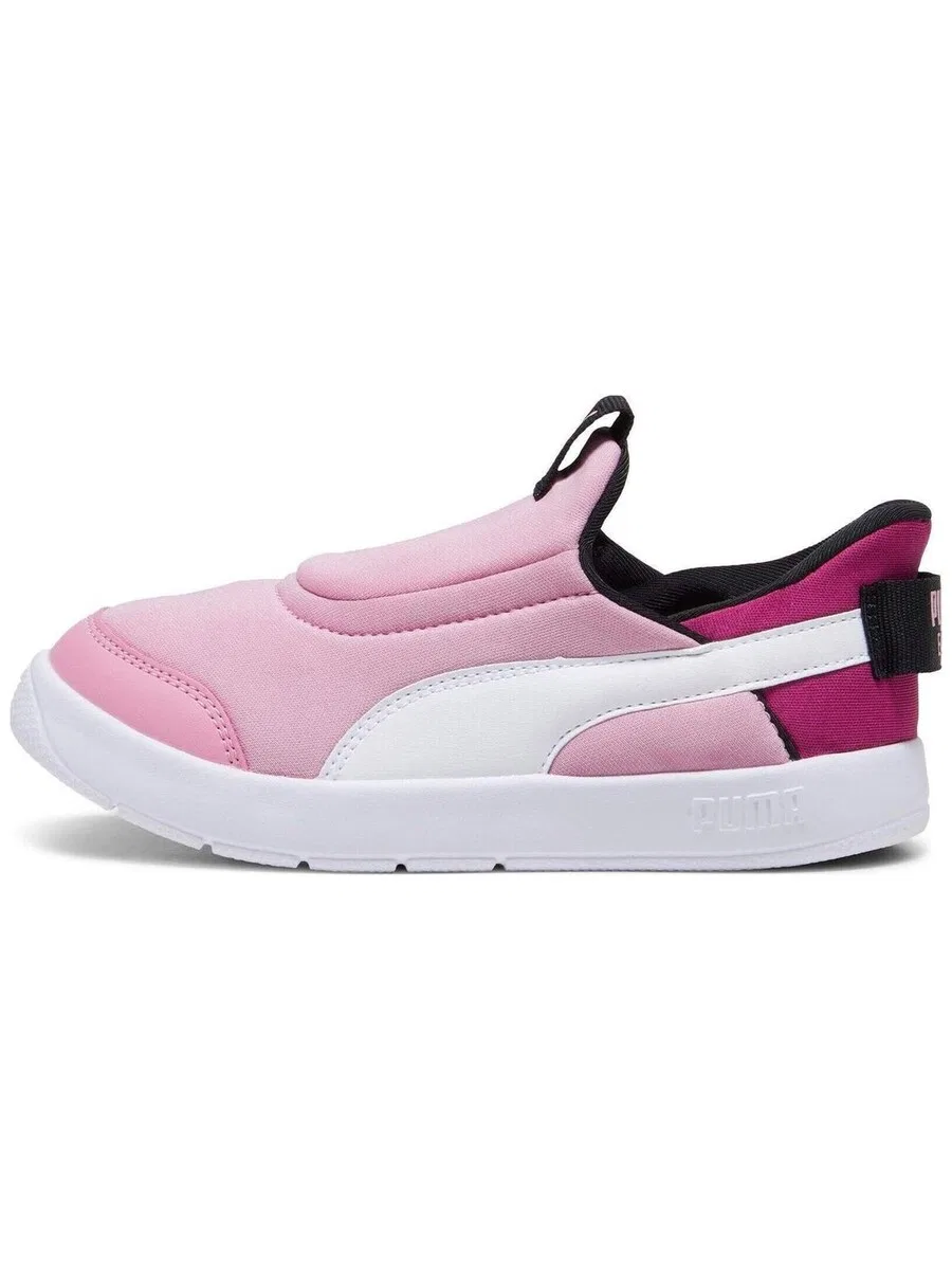Кроссовки PUMA 'Courtflex V3' розового цвета
