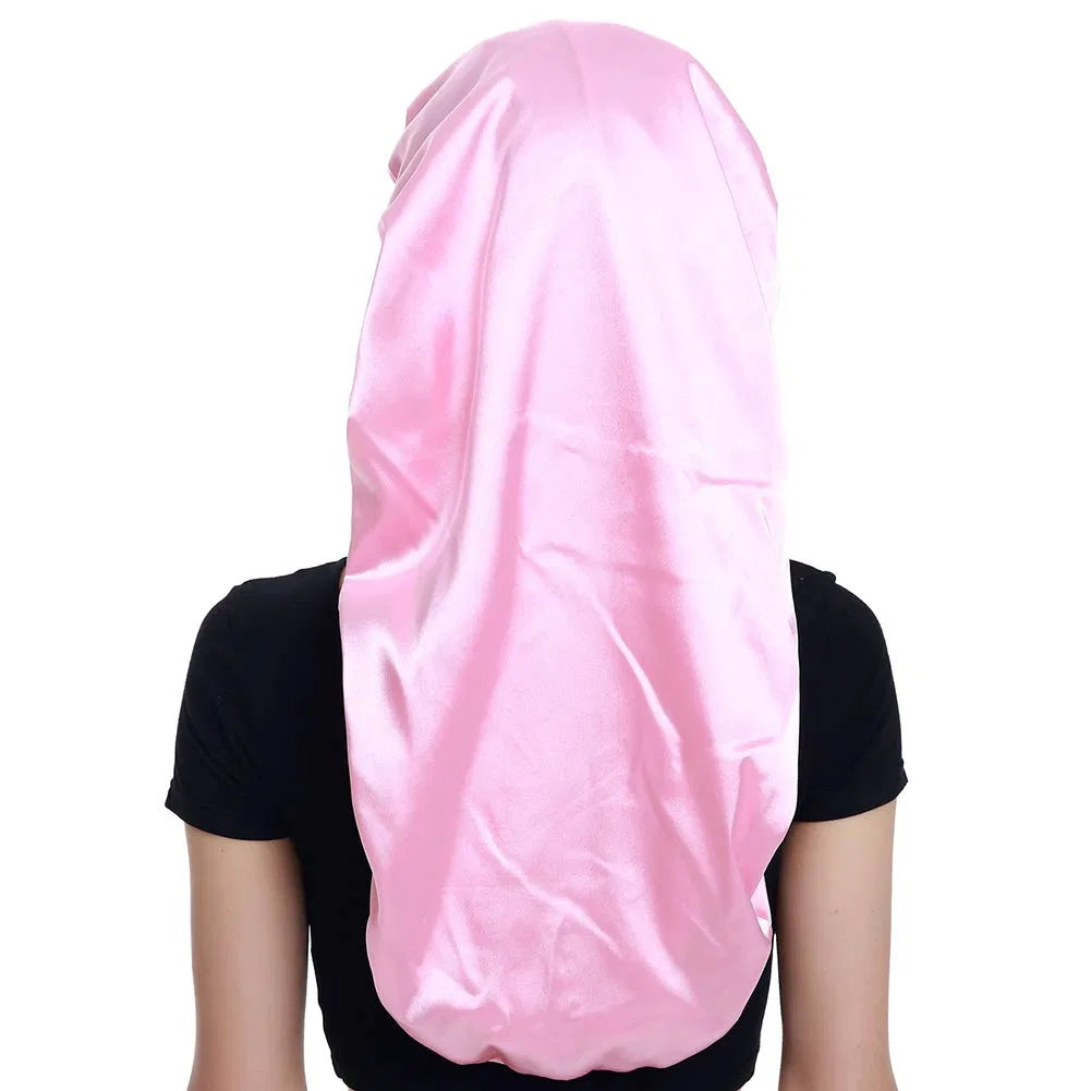 Шапочка для душа Satin Sleep Cap, XL, Alnorm, Rose — фото 4