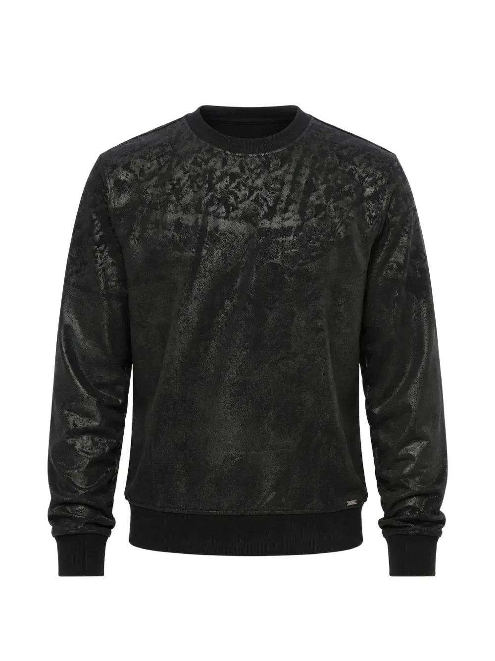 Свитер Diesel S-Ginn-Myl с эффектом блесток, черный