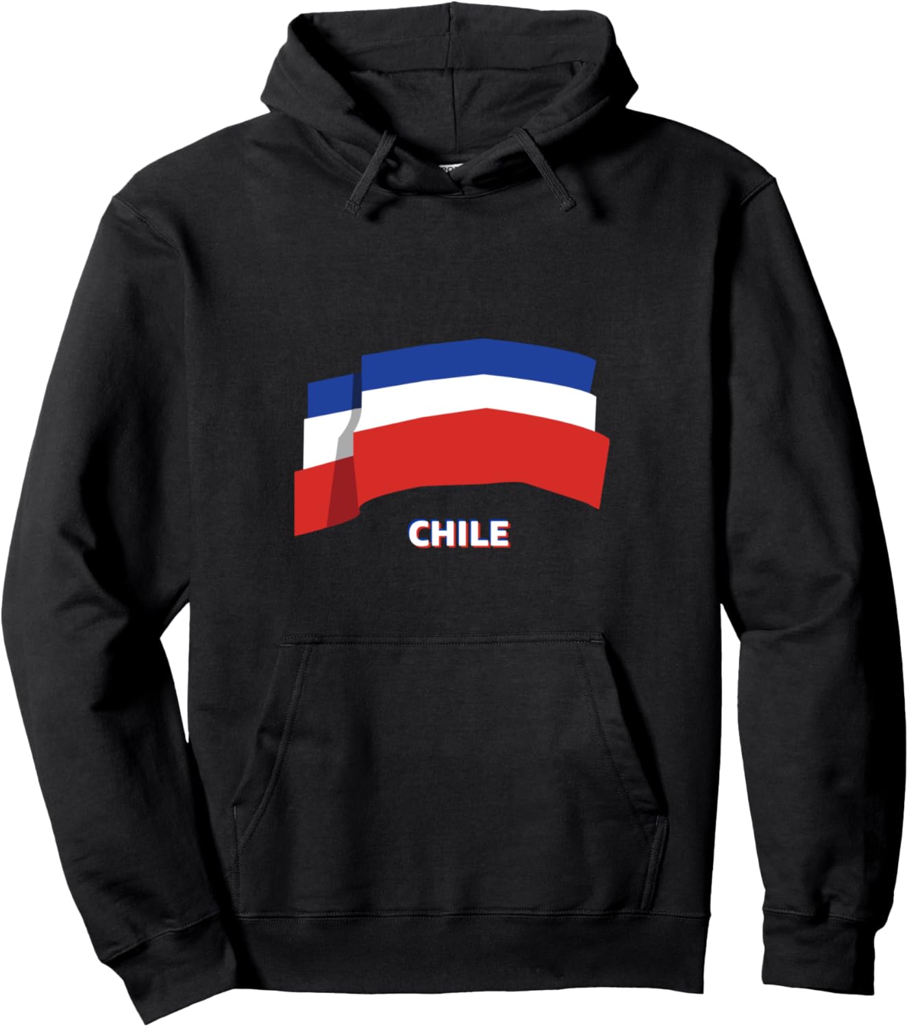

Толстовка с флагом Чили Chile, черный