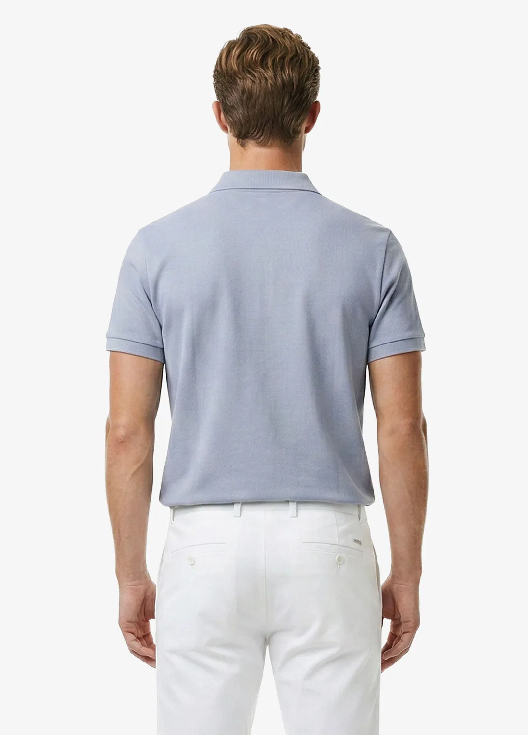 Поло Lacoste Regular Fit Paris, синий — фото 2