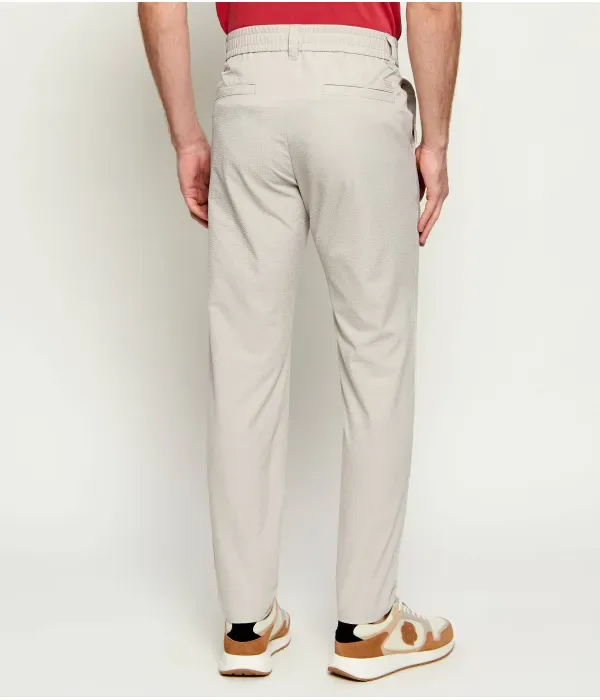 Брюки чинос Chino-Tapered-DS-10 tapered fit Boss Orange, бежевый — фото 4