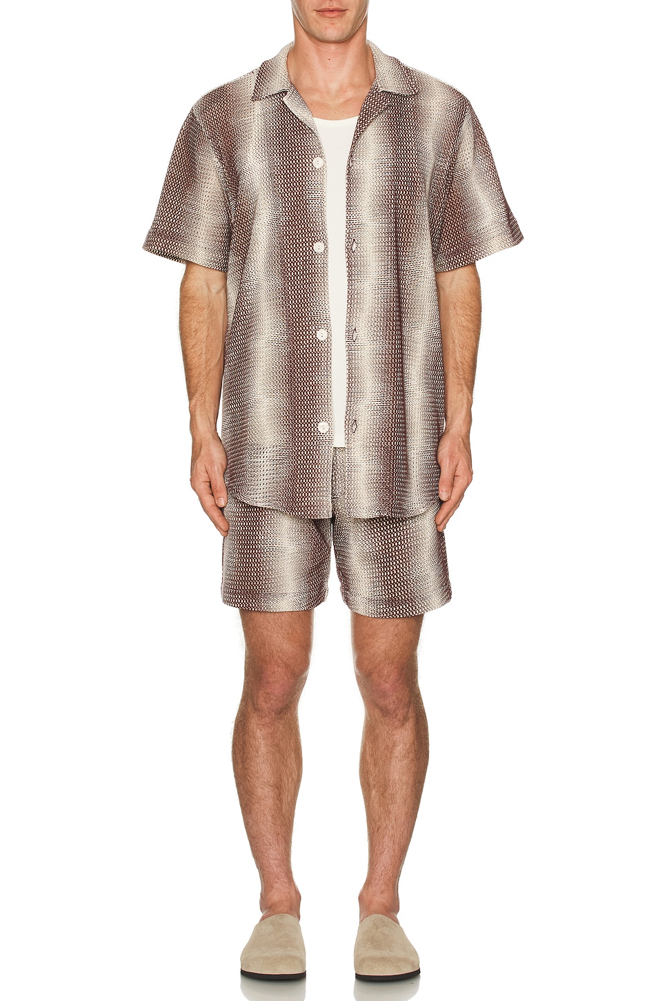 

Рубашка сетчатая Merlot Echo Cuba Oas, Red