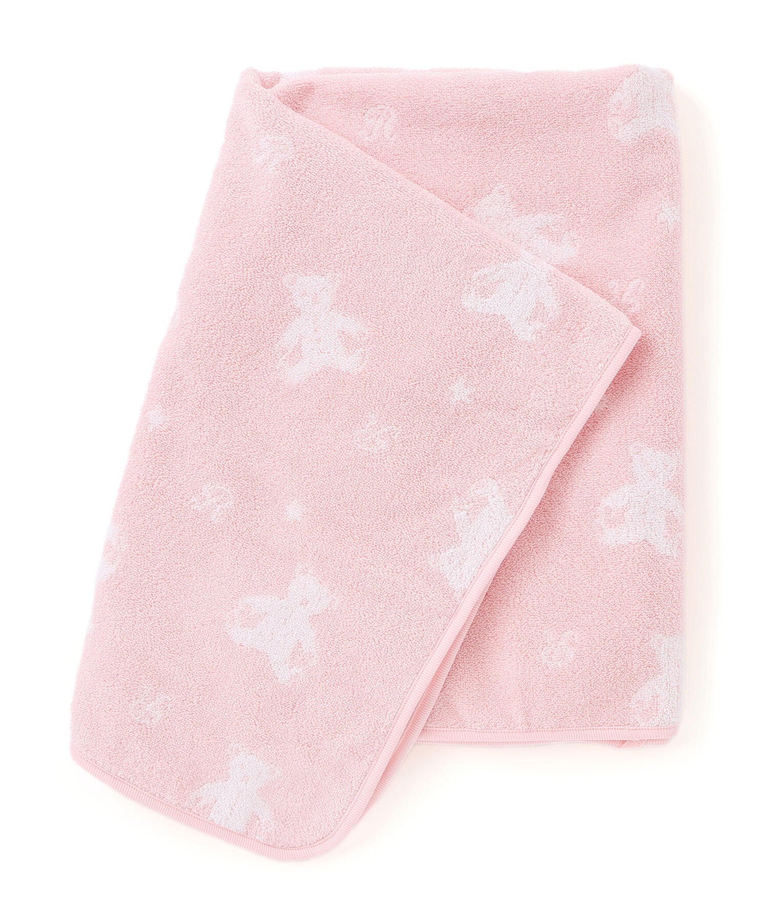Жаккардовая пеленка Pile Bear Fillot de bebe reduction, Pink — фото 3