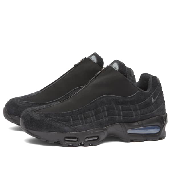 Кроссовки Air Max 95 Big Bubble Zip Nike, черный, anthracite metalic cool серый & белый — фото 2