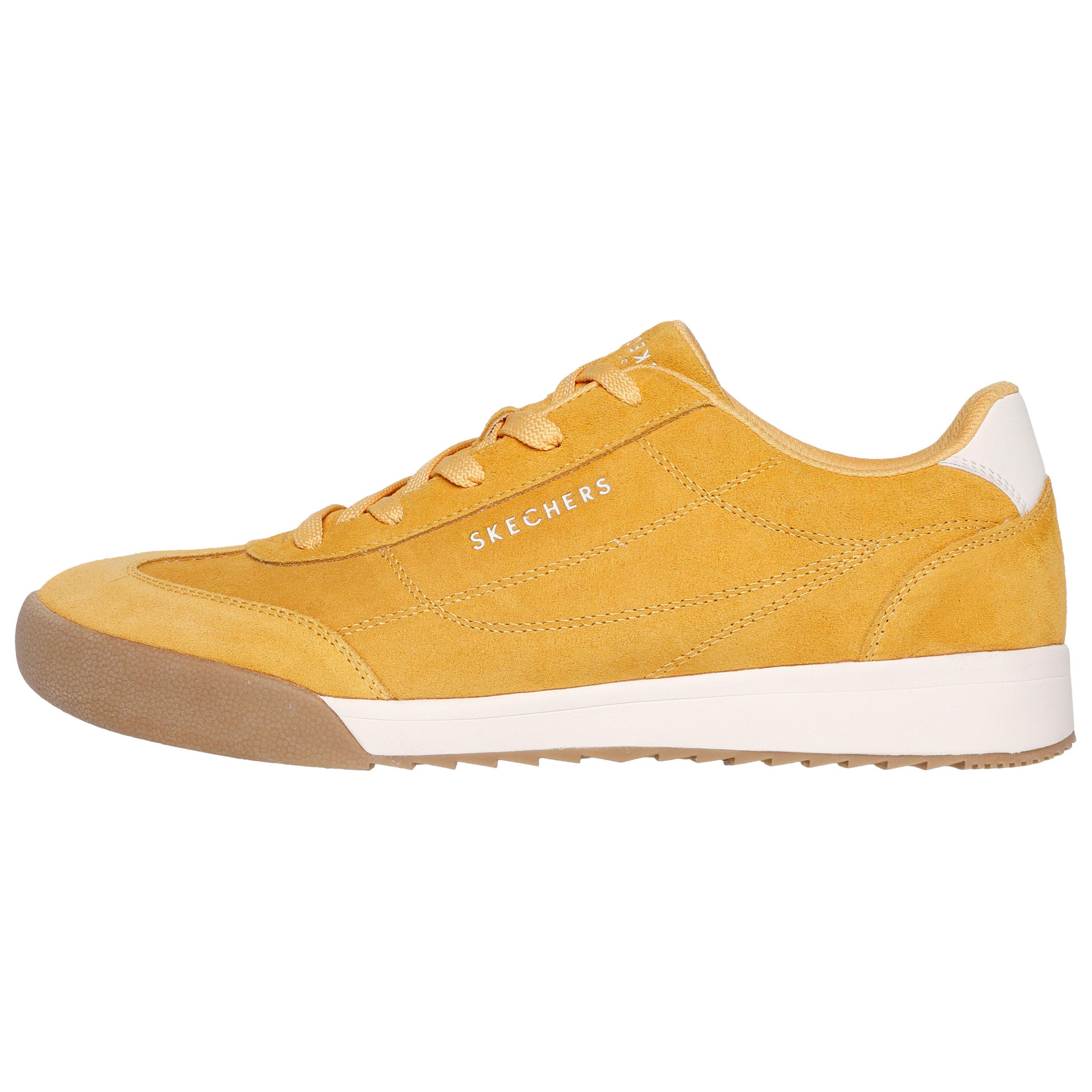 

Уличные износостойкие низкие повседневные кроссовки мужские желтые Skechers