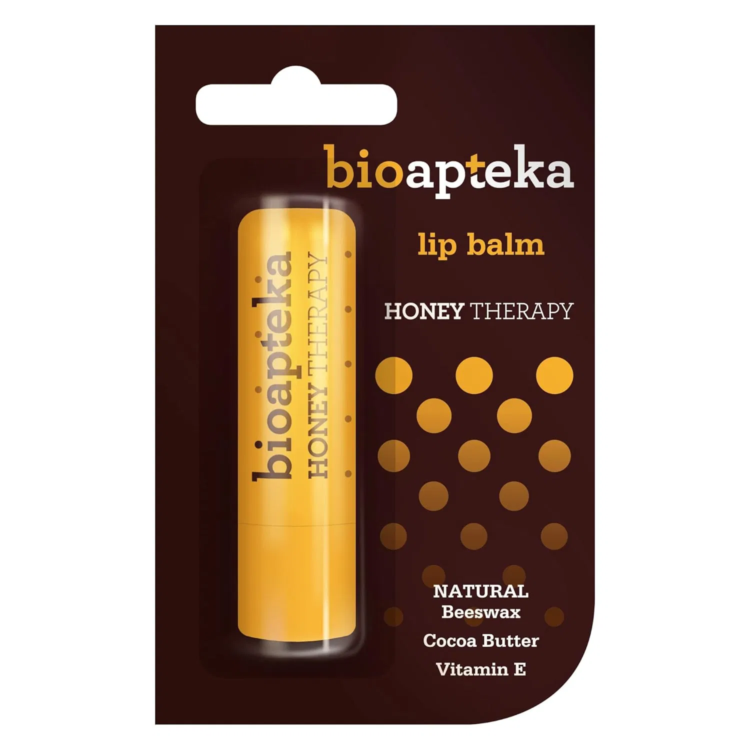 Бальзам для губ Honey Therapy с пчелиным воском, 4.5 г Bioapteka