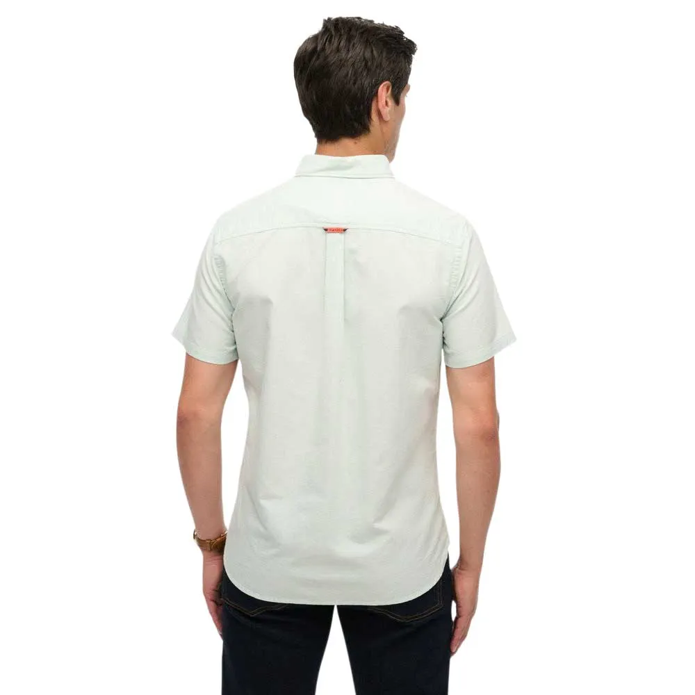 Рубашка с коротким рукавом Superdry Oxford, зеленый — фото 2