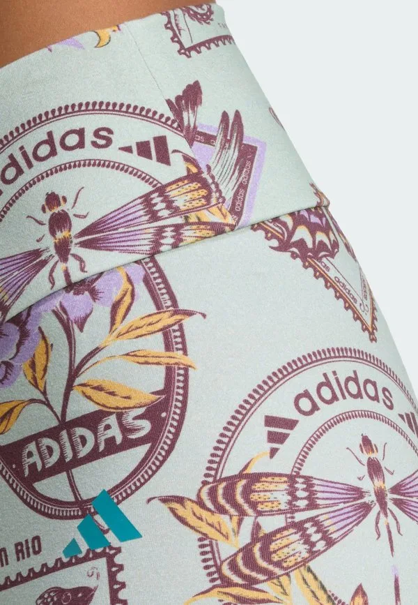 Леггинсы для фермерского велосипеда Adidas Sportswear, Ash Silver/Corn Gold/Violet Fusion — фото 3