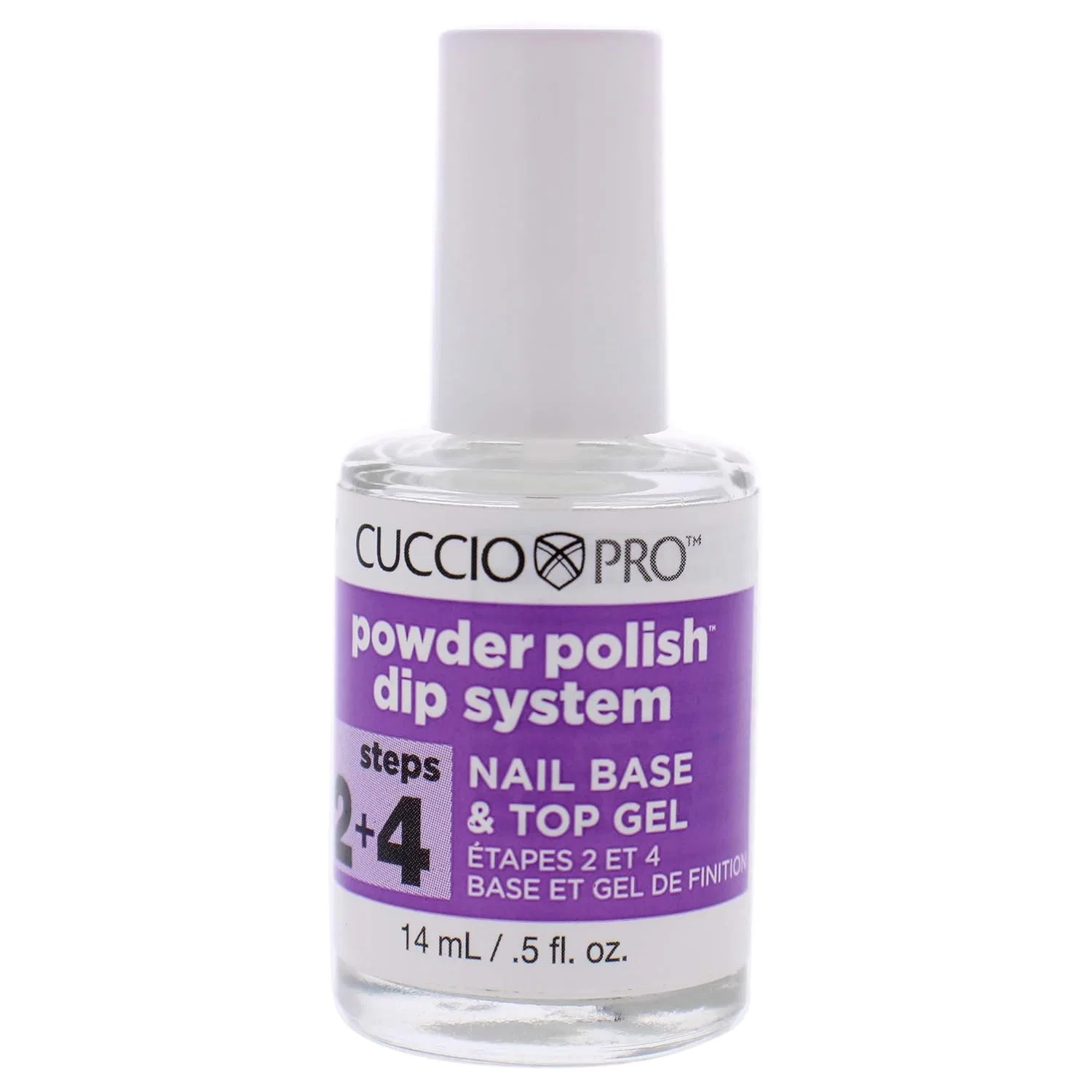 Базовое и верхнее покрытие «Powder Polish Dip System Step 2 and 4» от Cuccio Cuccio