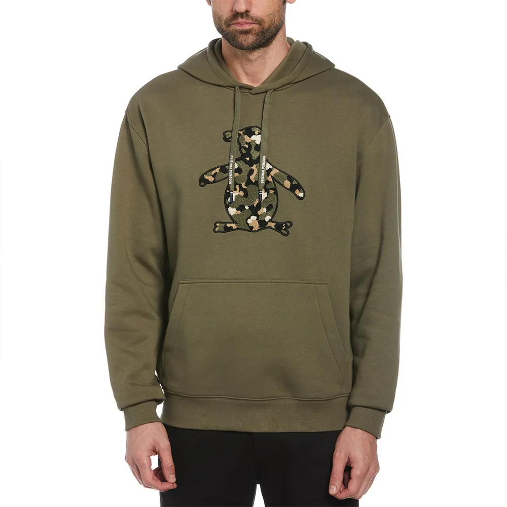 

Худи Original Penguin Fleece Boucle Camo Pete, зеленый