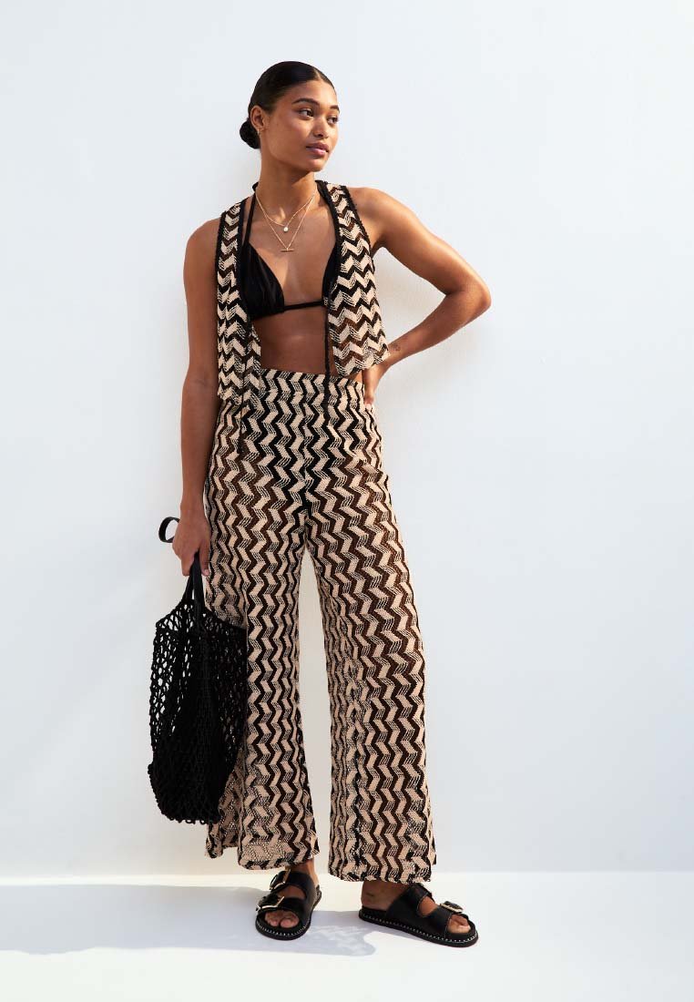 

Леггинсы CHEVRON New Look, черный