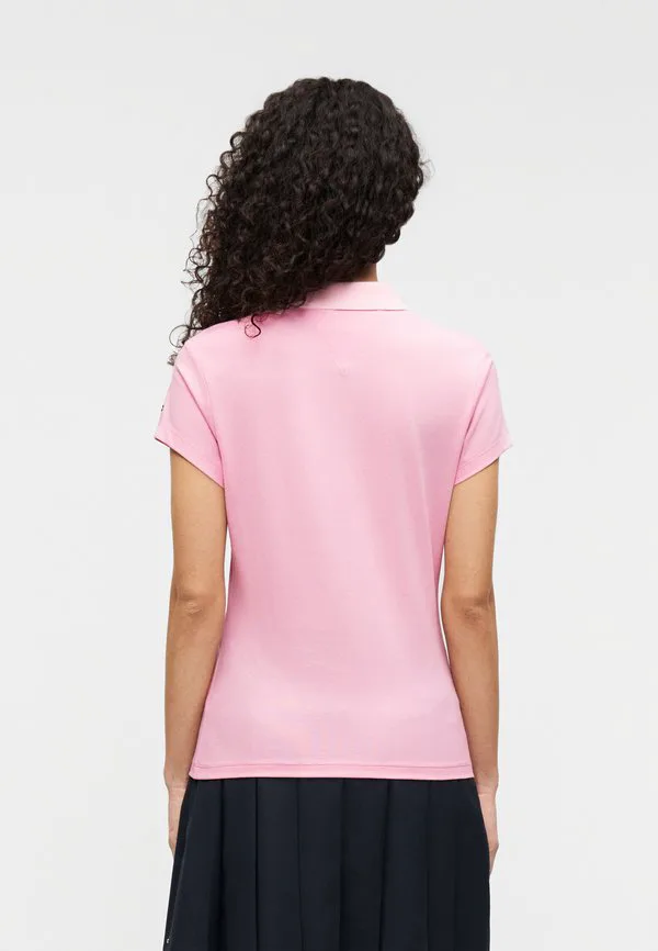 Поло-Рубашка приталенного кроя 1985 года с вышитым логотипом. Tommy Hilfiger, Classic Pink — фото 3