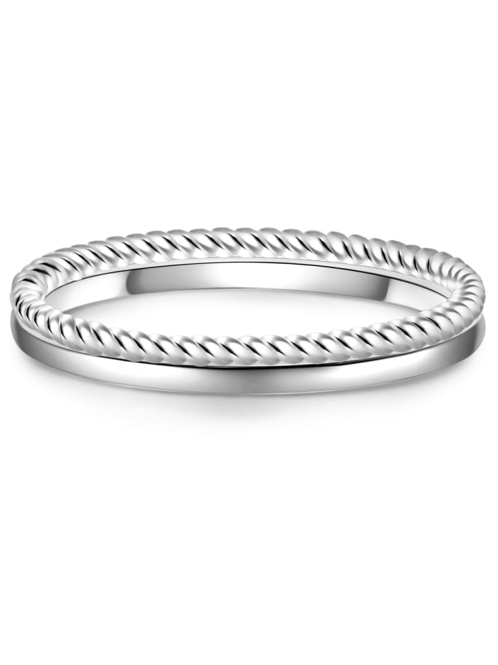 

Lulu & Jane Латунное кольцо в серебряной оправе