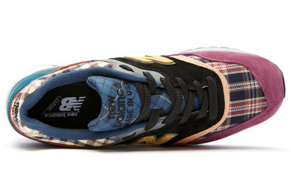 Кроссовки 997 made in usa 'plaid pack - burgundy' New Balance, красный — фото 3
