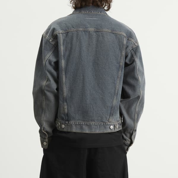 Джинсовая куртка Mm6 Maison Margiela, светло-серый — фото 3
