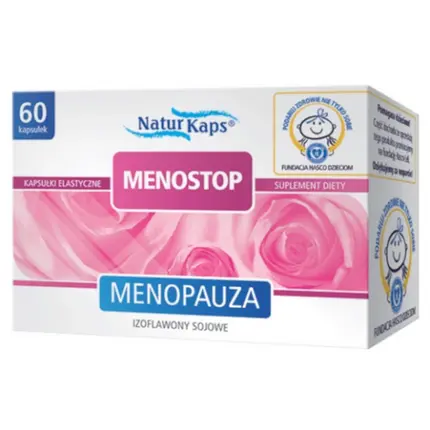 

Menostop Menopause Sweating Hot Flashs 60 капсул с соевыми изофлавонами Hasco Lek